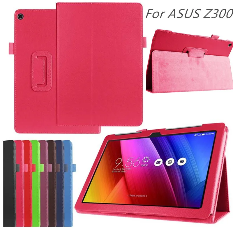

For asus z300c case Booklet cover leather smart case For ASUS Zenpad 10 Z300 Z300CL Z300CG 10" tablet CASE Free Shipping