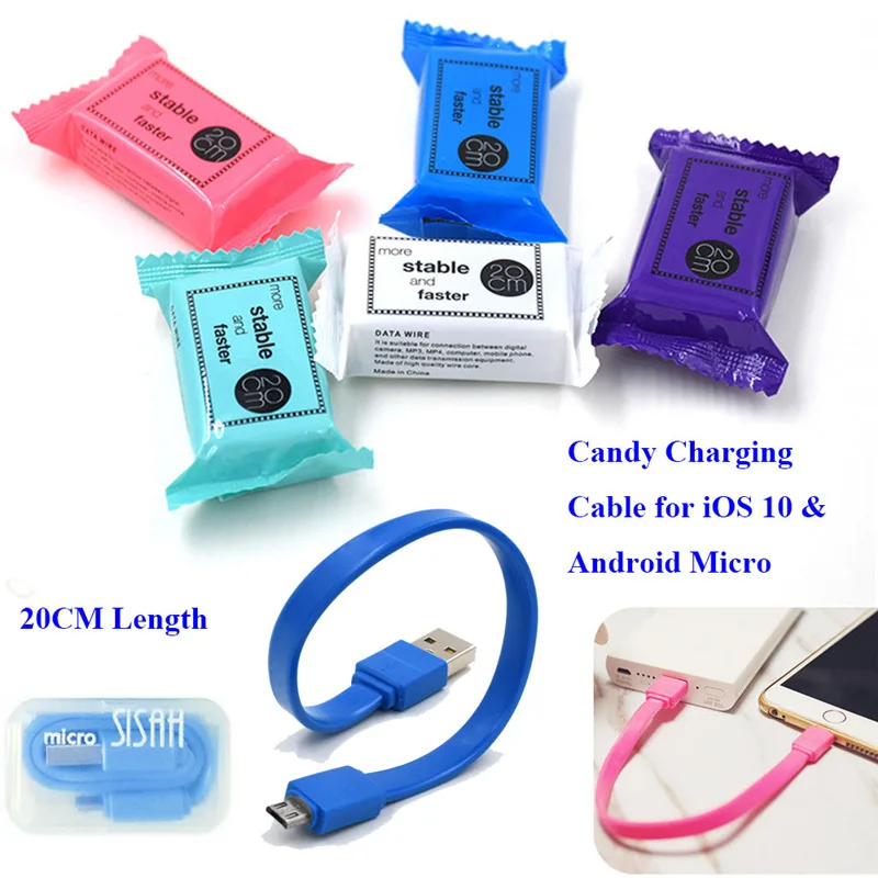 

20CM Flat Micro USB Cable Fast Data Sync Charging Android Phone Charger Microusb Cable For Samsung Huawei Xiaomi Sony HTC LG