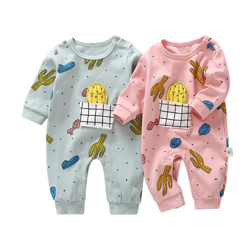 

Tiny Cottons Baby Rompers for Newborns Boys Girls Long Sleeve Jumpsuits Bunny Cartoon Toddler Infant One Piece Overalls Kid Wear