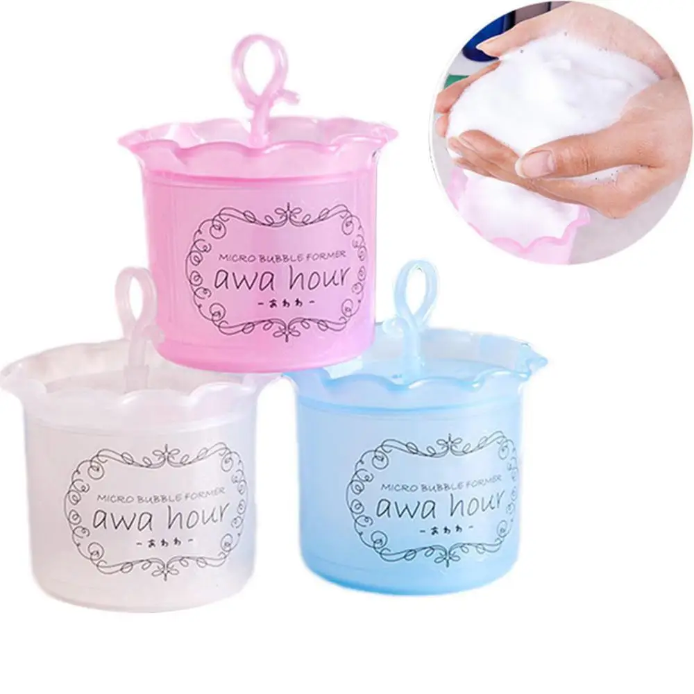 

1 pc Facial Cleaning Convenient Shower Gel Bubbler Face Wash Facial Cleanser Foaming Net Cleansing Cream Foaming Clean Tool
