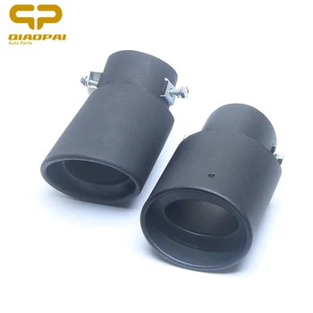 

1PC Modified Exhaust Tail Muffler Rear Muffler Tip Pipe Stainless Steel Exhaust Tail Black Car Exhaust Muffler For Mitsubishi