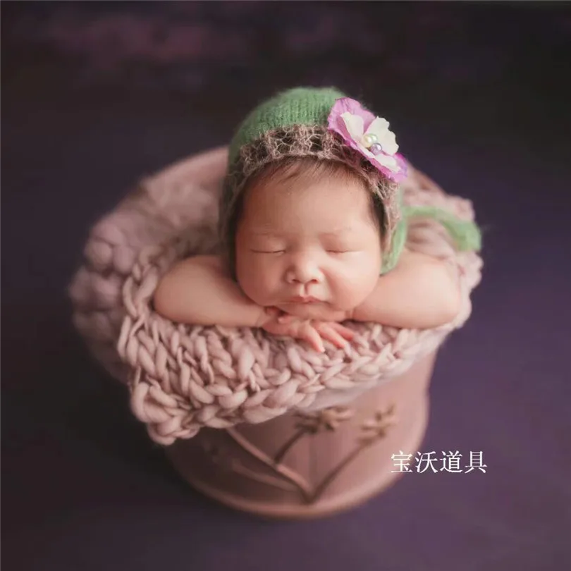 Сумка для новорожденных Bean, детская подставка, винтажная деревенская кровать, корзина для новорожденных, реквизит для фотосъемки