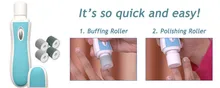 home use nail shiner polish remover personal mani files pedicure shine in seconds manicure buffing polish roller your nail