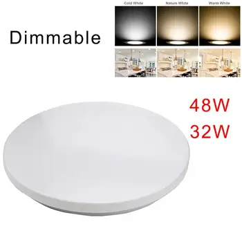 

CASTNOO Dimmable LED Ceiling Panel Light Flash Mount Lamp 32W 48W Bedroom Downlight Ceiling Down Lamp For Home