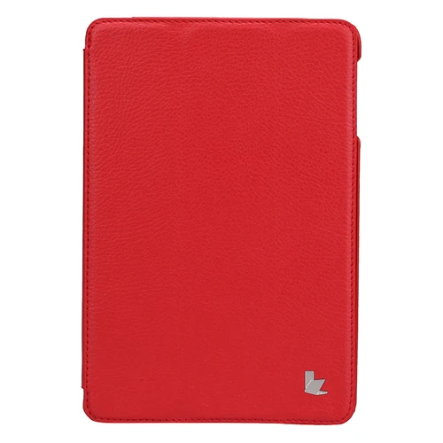 Jisoncase кожаный чехол для iPad Mini 2 3 ультра тонкий стенд дизайн складной Фолио Роскошный бренд Smart Cover для iPad Mini 1 2 3 Чехол - Цвет: Red