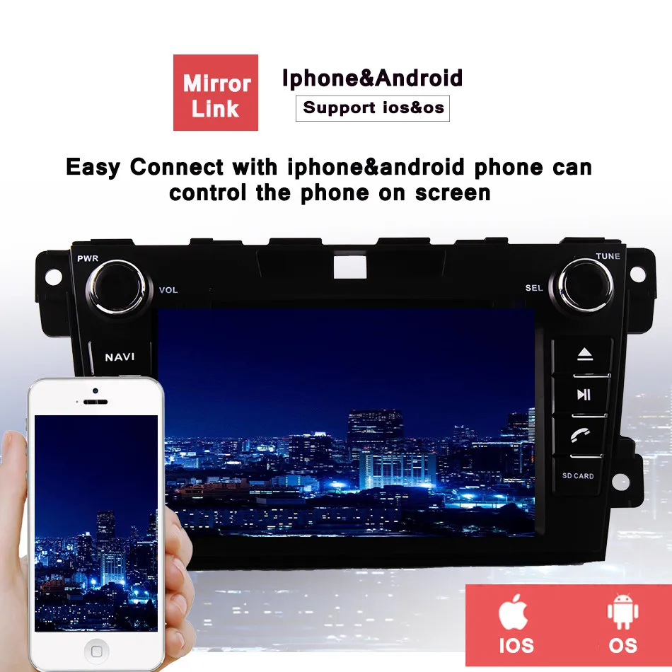 Best 2 Din Steering Wheel Android 9.0 Fit Mazda CX 7 Car DVD Player 8 Core 4G+64G GPS Navigation HD Screen Video 4G Wifi DAB Headunit 4 Best 2 Din Steering Wheel Android 9.0 Fit Mazda CX 7 Car DVD Player 8 Core 4G+64G GPS Navigation HD Screen Video 4G Wifi DAB Headunit 4
