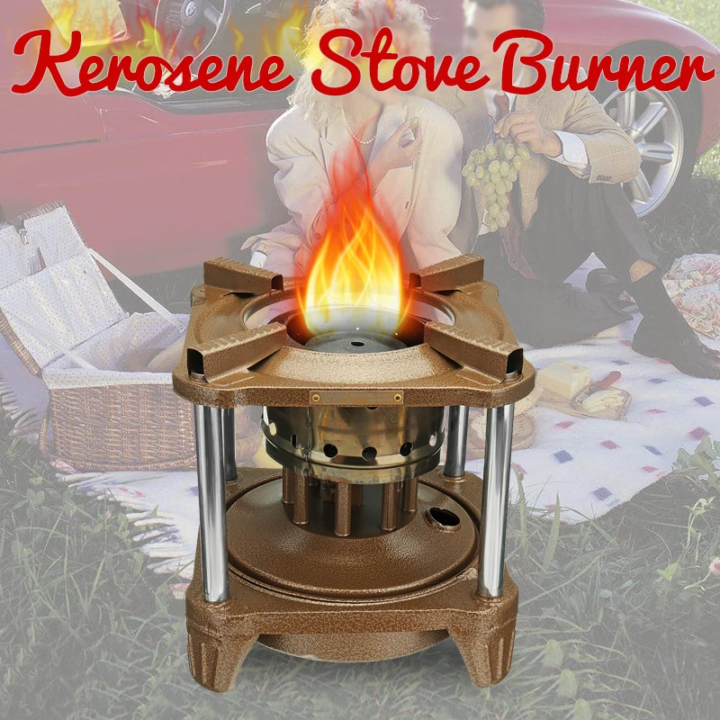 Mini Handy Outdoor Pocket 8 Wicks Kerosene Stove Burner ...