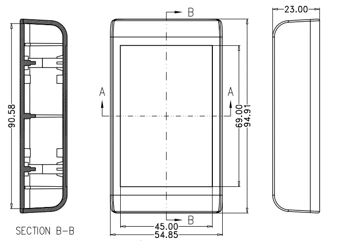 plastic enclosure for electronics control box szomk diy enclosure junction housing small abs instrument enclosure (2).jpg