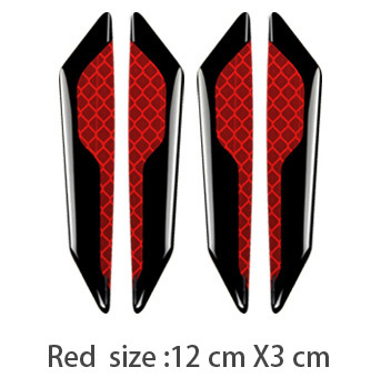 Warning Strip Tape Light Reflector Sticker Exterior Accessories Warning Mark Reflective Door Edge Protection Silane Guard