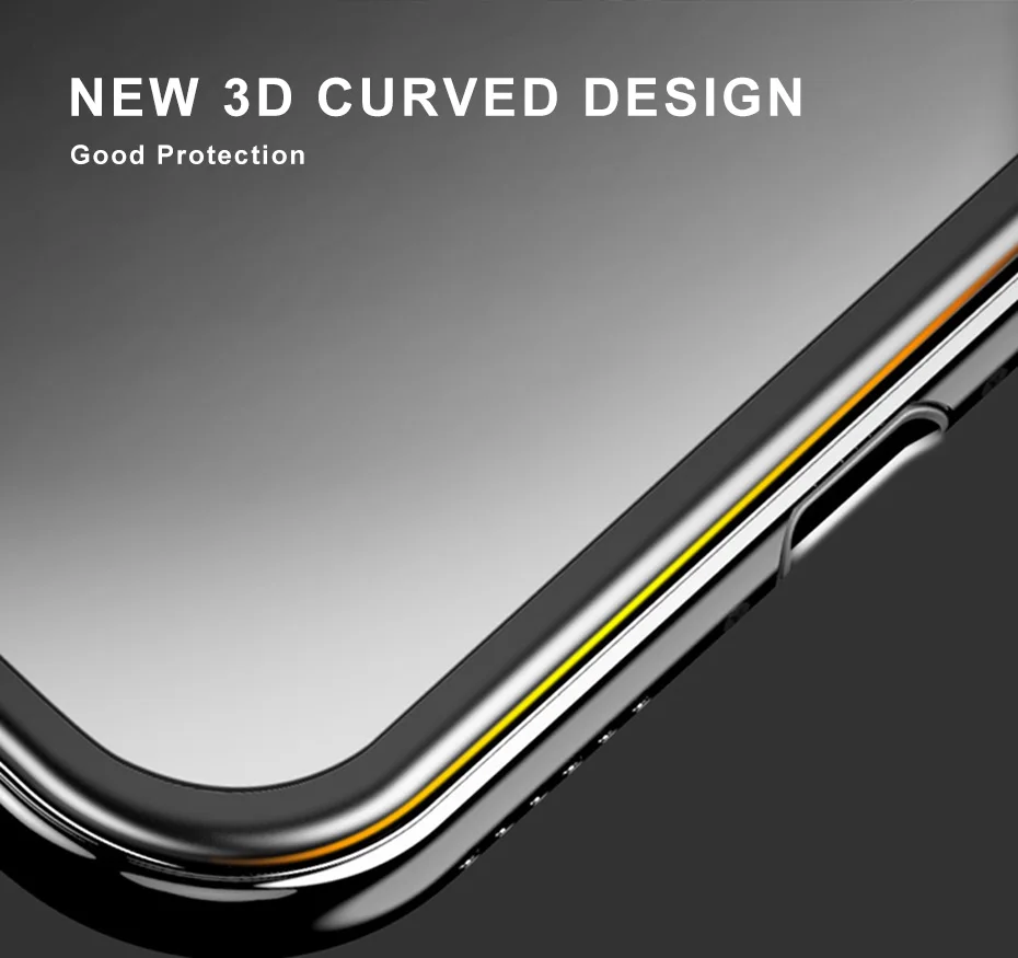 9H 3D закаленное стекло полное покрытие для Apple iPhone 11 Pro X Xs Max Xr 6S 7 8 Plus защитная