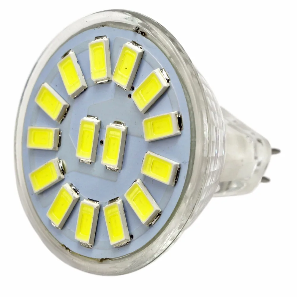 10PCS Set 4W LED Lamp Energy Saving AC/DC 12-30V MR11 GU4 5733 SMD Led Spotlight Spot Light Bulb Cool/Warm White