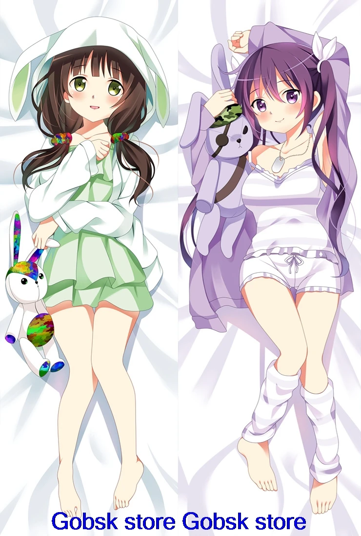 Аниме-это заказ кролика? Gochumon wa Usagi Desu ka? Hoto Kokoa Kafuu Chino Подушка «Dakimakura» обнимающая наволочка