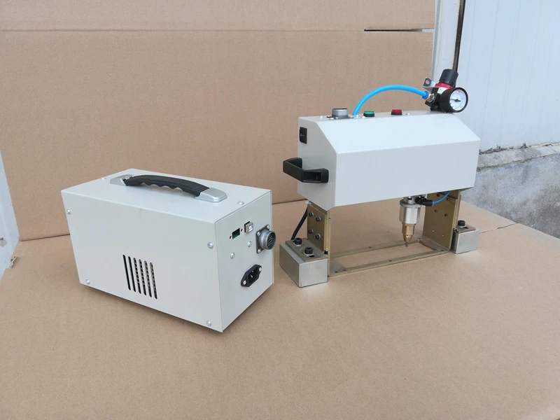 160*40mm Handheld Mini Laser Dot Peen Engraving Marking Machine for sale vin code dot pin marking machine vin number marking
