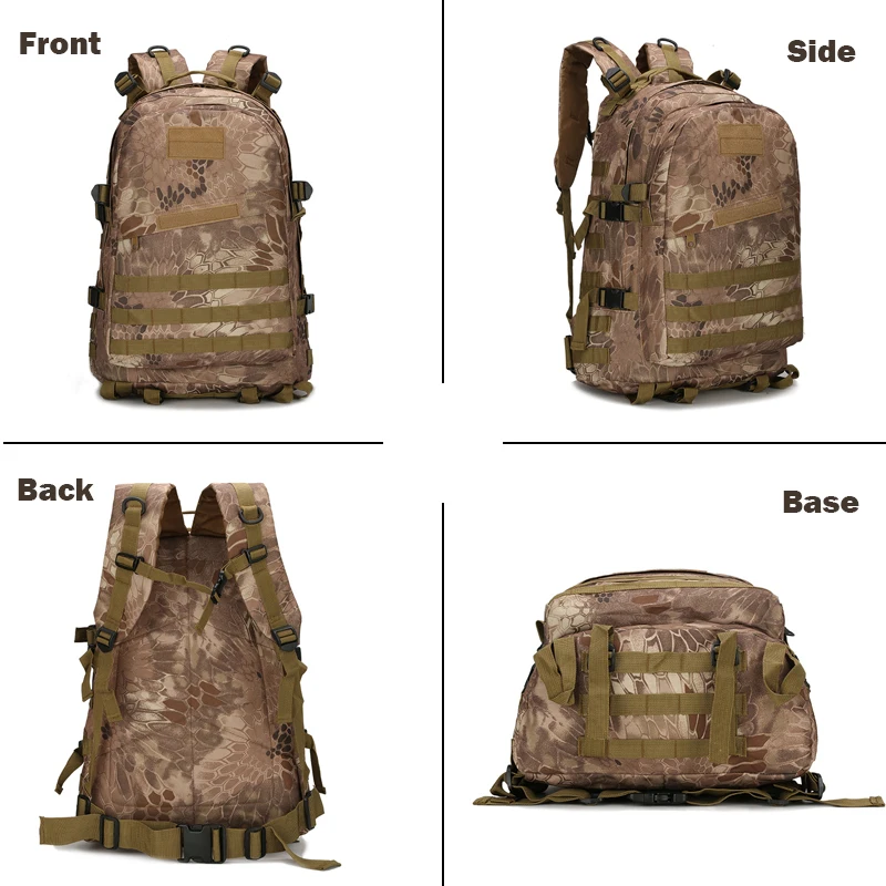 Skup 1000D Nylon 40L plecak dla mężczyzn kobiety wojskowy kamuflaż torby Mochila Militar torby na co dzień podróży wodoodporne torby