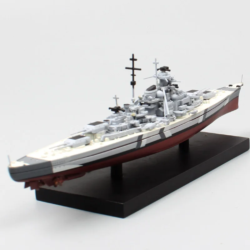 

1/1250 mini Atlas Deagostini German KMS Bismarck Battleship models diecast warship Toy hobby gift for collection ship boat kid's