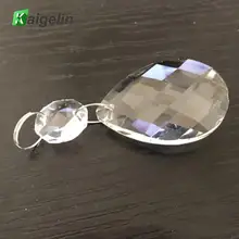 10 шт./лот, 50 мм, Bauhinia, прозрачная художественная стеклянная люстра, Подвесная лампа, подвесные призмы, многогранные бусины, домашний декор X'mas