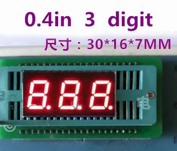 

0.4 inch red 7 Segment display Common ANODE cathode 0.4" radix point LED Display 3 Bit Digital Tube Series Voltage Panel