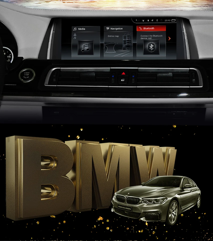 2 Koason px6 Android 8.1 Car Audio Auto GPS Navigation System Media Stereo for BMW 7 Series F01 BNT 2013-2017