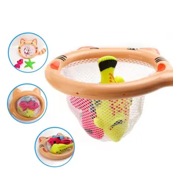

1PC Cute Animal Cartoon Cat Fishing Net Baby Bathing Time Water Pool Toys For Kids Children