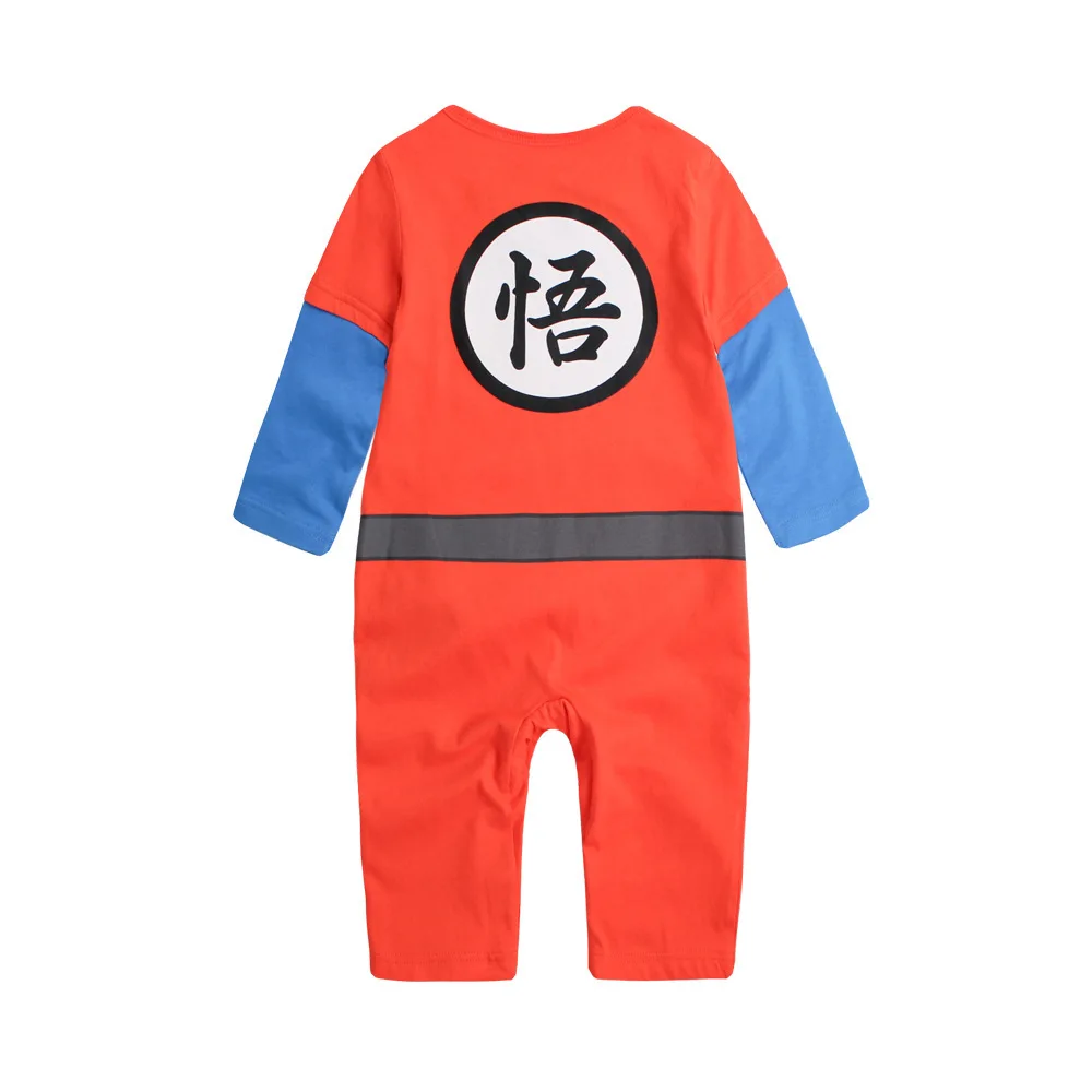 High Quality Baby Clothing Baby Cartoon Rompers Dragon Ball Style Long Sleeve Bebe Jumpsuits Baby Boy Girl Climb Clothes 6-18M
