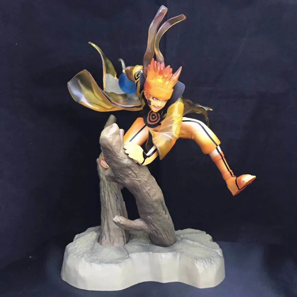 Новые горячие продажи Наруто филиал Uzumaki NARUTO Курама sennin Модель 25 см ПВХ подарок