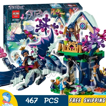 

467pcs Rosalyn's Healing Hideout Elves Tree House 10697 Figure Building Blocks Children Princess Toys Compatible with