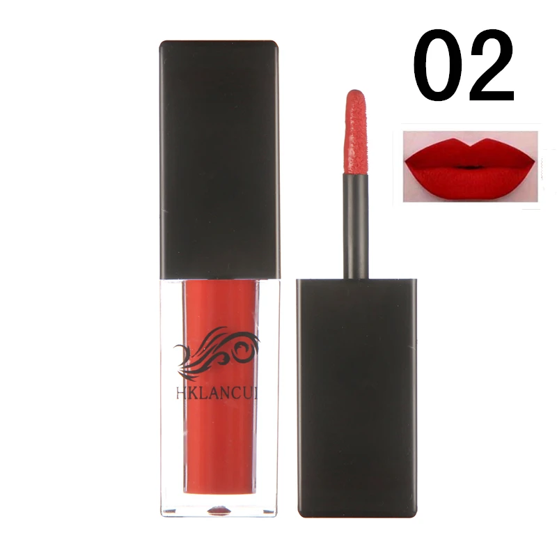 12 Colors Lips Gloss Makeup Waterproof Lipgloss Matte Velvet Liquid Lipstick Make up Maquiagem Lip Blam Cosmetics Tools