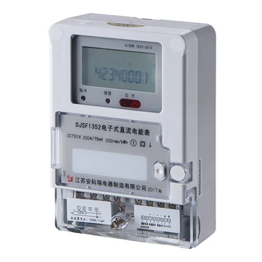 

Acrel DJSF1352 Direct Current energy meter LCD display voltage current power energy infrared communications single phase
