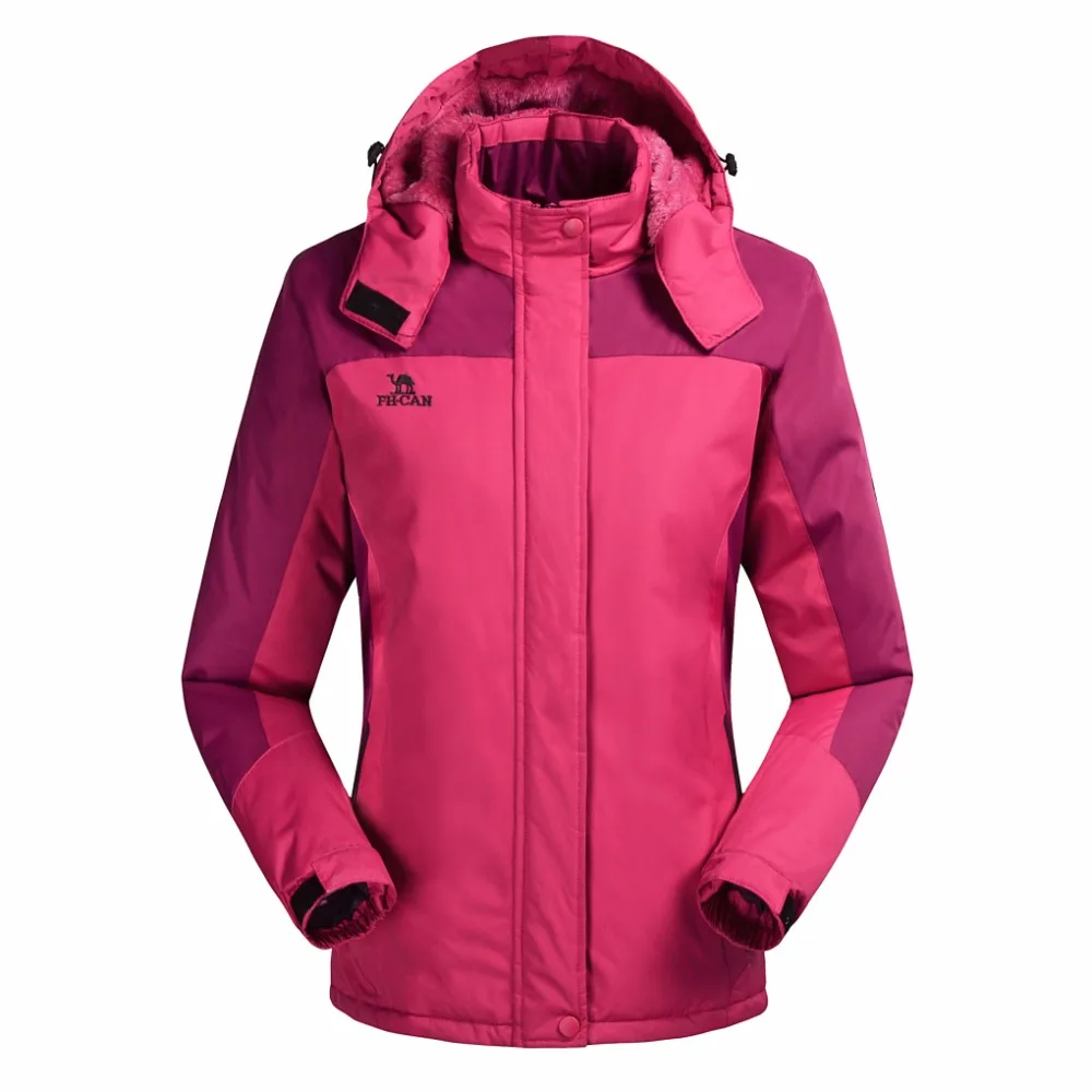 

Thermal Breathable Winter Jakcet Women Outdoor Sports Hiking Climbing Camping Waterproof Coat Fleece Women Windbreaker Outwear