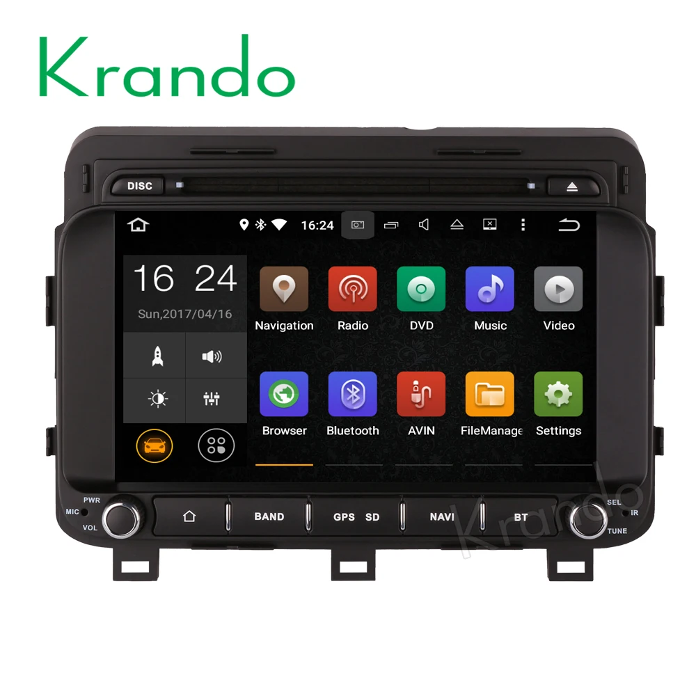 Krando 8 &quotAndroid 9 0 автомобильный аудио радио для Kia K5 Optima 2014 2015 gps dvd плеер навигация