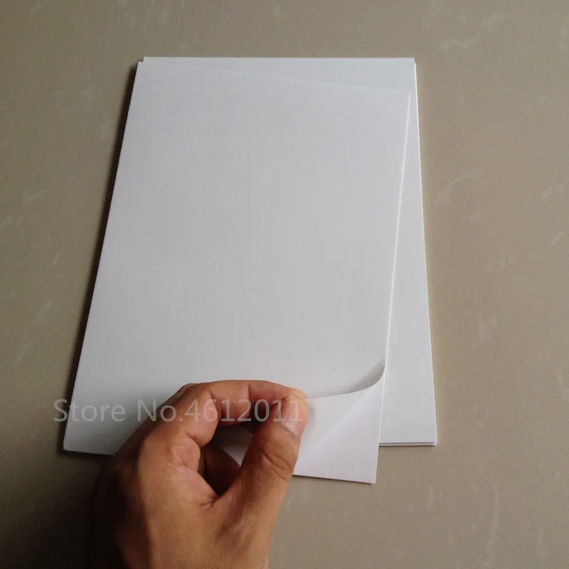 

5 Sheets A5 White Waterproof Matte PVC Self Adhesive Label Sticker Printer Paper for Laser Printer