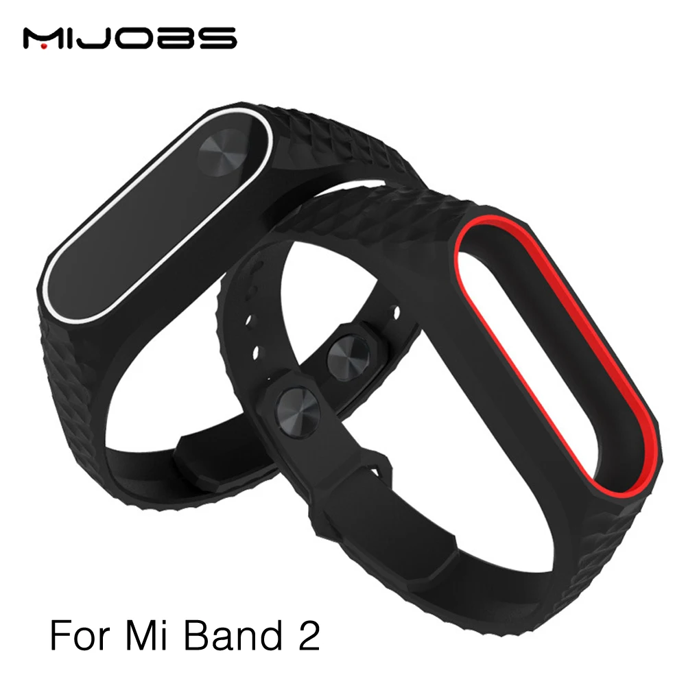 

Colorful Xiaomi Mi Band 2 Strap For Mi Band 2 Silicone Strap Bracelet Replacement Wristband Smart Band Accessories Double Color