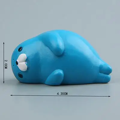 1 шт. 3D Kawaii магнит на холодильник с животным смолы теплые морские львы и уплотнения 3d магнит холодильник детский подарок украшение дома - Цвет: B