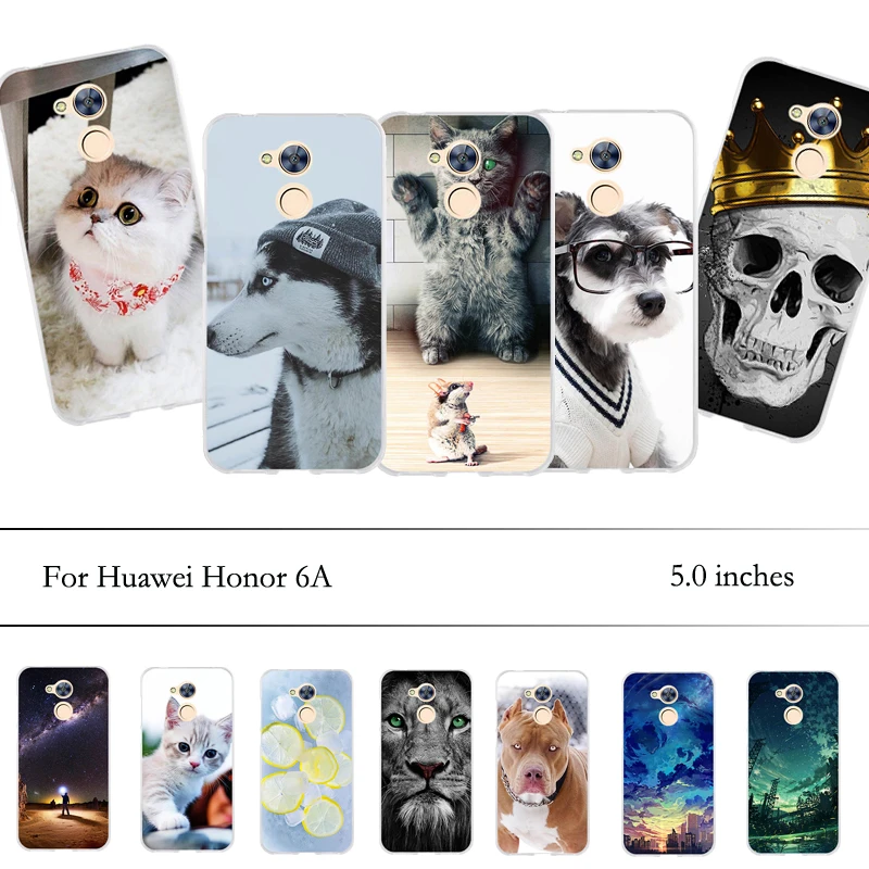 

For Huawei Honor 6A Case Soft TPU Silicone Cover Back Case for Huawei Honor 6A 6 A Coque Shell Cover for Honor 6 A Honor 6A Case