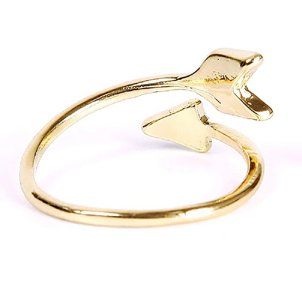 Модный золотой и серебряный цвет, кольца для женщин, регулируемое кольцо с открытым кончиком пальцев, ювелирное изделие, кольцо из нержавеющей стали, ювелирные изделия для женщин
