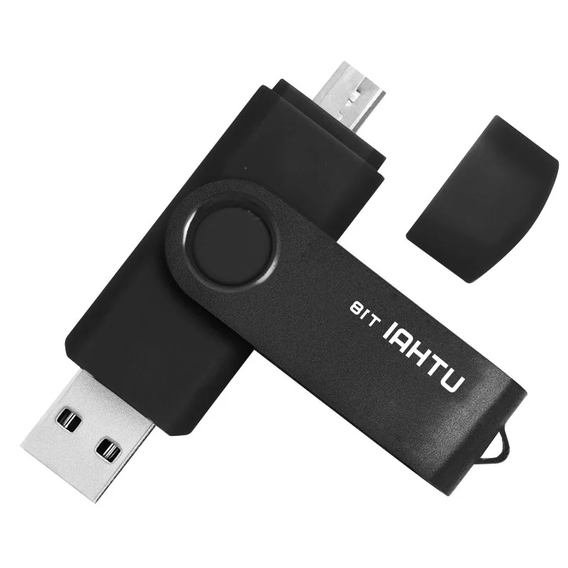 UTHAI T18 USB OTG флэш-накопитель 32 г 16 г 8 г смартфон ручка-накопитель к Micro USB портативный накопитель металлический диск памяти USB2.0