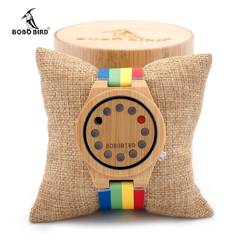 2017 BOBO BIRD Brand Men's Watches Bamboo Wood Wristwatches Male Luxury Wooden Watch as Gifts relogio masculino C-A01