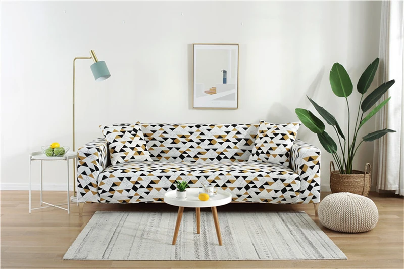 Современный простой анти скользкий чехол 1 шт. милое полиэстерное покрытие для дивана мебель протектор съемный цветочный принт эластичный диван крышка