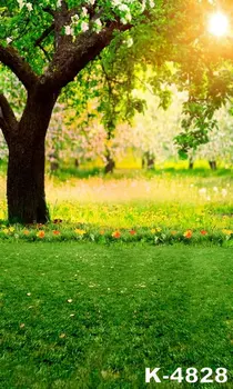 

Children Green Grass Photo Background Natural Spring Easter Eggs Sunshine Photography Backdrops For Photo Studio Photocall