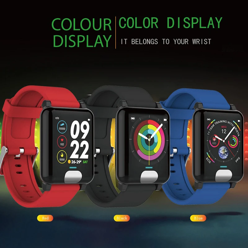 

2019Waterproof Smart Watches ECG PPG Blood Pressure Measurement Fitness Tracker Gps Smartwatch Bracelet Heart Rate For IOS phone