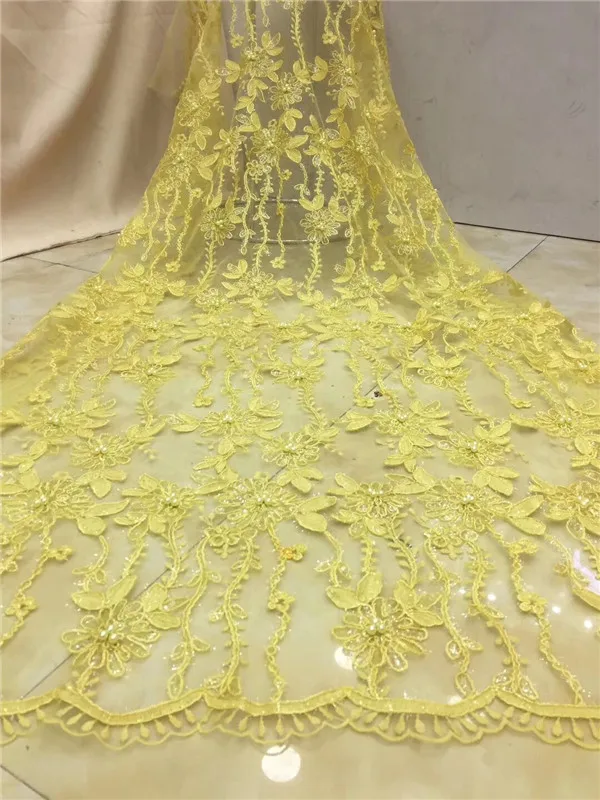 handmade french beaded lace fabrics 2018 3d flower sequins fabric luxury full beaded bridal lace fabric 5yards pink green yellow handmade french beaded lace fabrics 2018 3d flower sequins fabric luxury full beaded bridal lace fabric 5yards pink green yellow