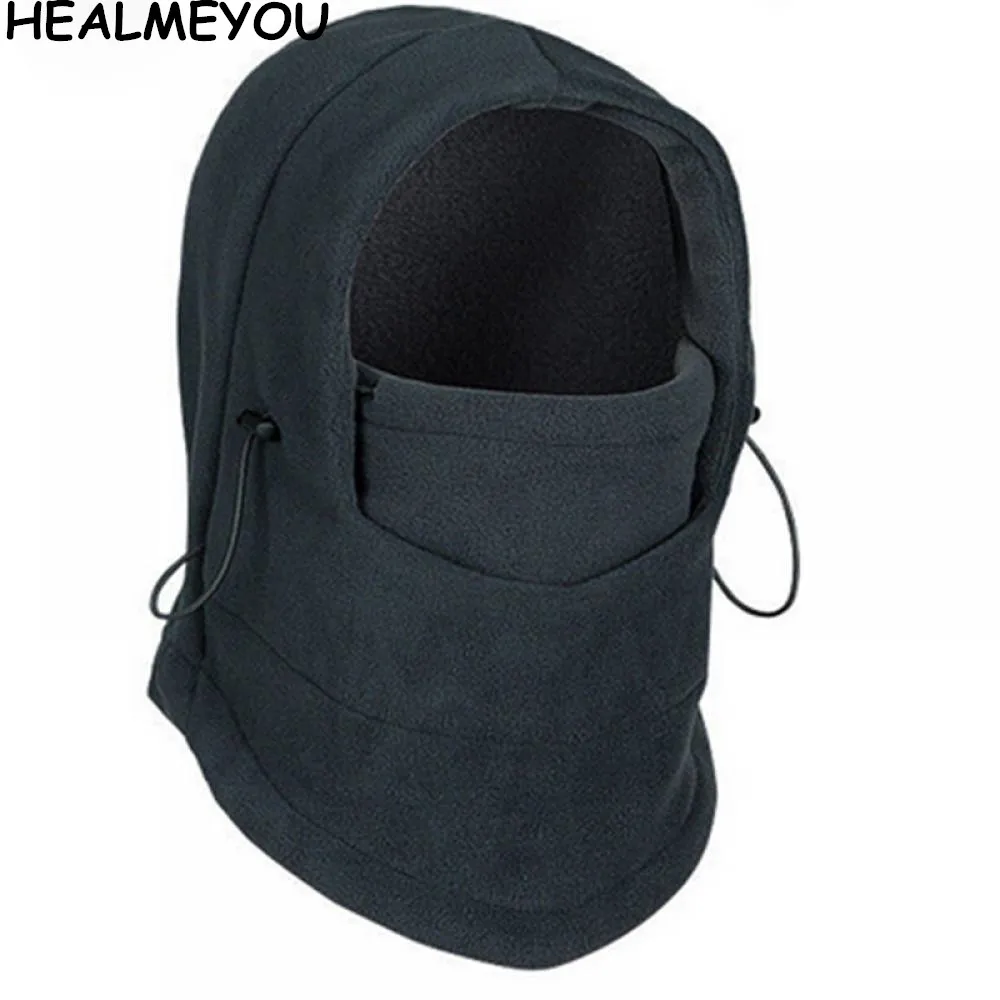 

Winter warm Fleece beanies hats for men skull bandana neck warmer balaclava face mask Wargame Special Forces Mask