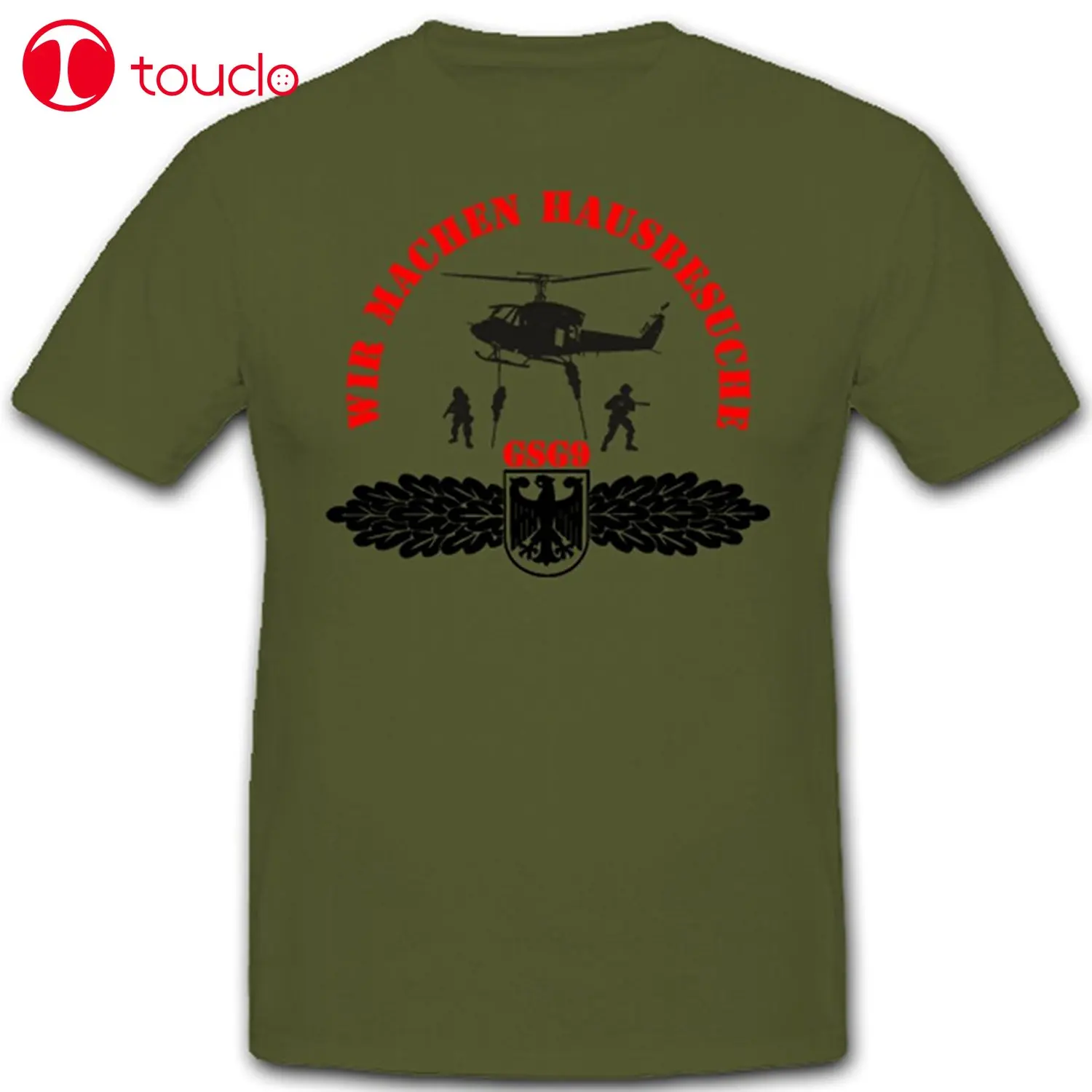 2019 Fashion Gsg 9 We Make Too Home Visits Federal Crest Badge Eagle Tee Shirt Hoodies | Мужская одежда