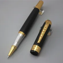 Черный JINHAO 250 Новое поступление шариковая ручка Роскошные шариковые ручки ролика Мужчины Женщины Бизнес подарок 004