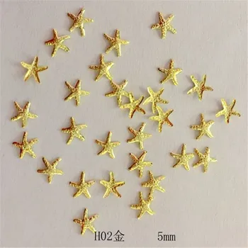 

1 Pack about100psc Summer Hot Style Marine Series of Starfish Nail Semicircle Rivet3D Nail Art Decoracao Glue and Paste ToolsH02