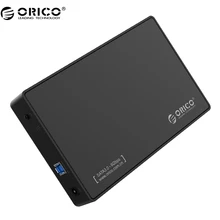 ORICO 3588US3 HDD Enclosure 3.5-inch SATA External Hard Drive Enclosure, USB 3.0 Tool Free for 3.5″ SATA HDD and SSD