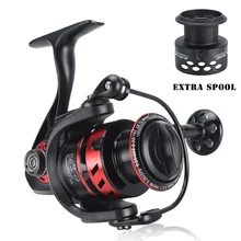 Металлическая спиннинговая Рыболовная катушка 3000-7000 серии рыболовные катушки для карпа 5,5: 1 металлическая Катушка спиннинговая катушка рыболовное колесо для рок