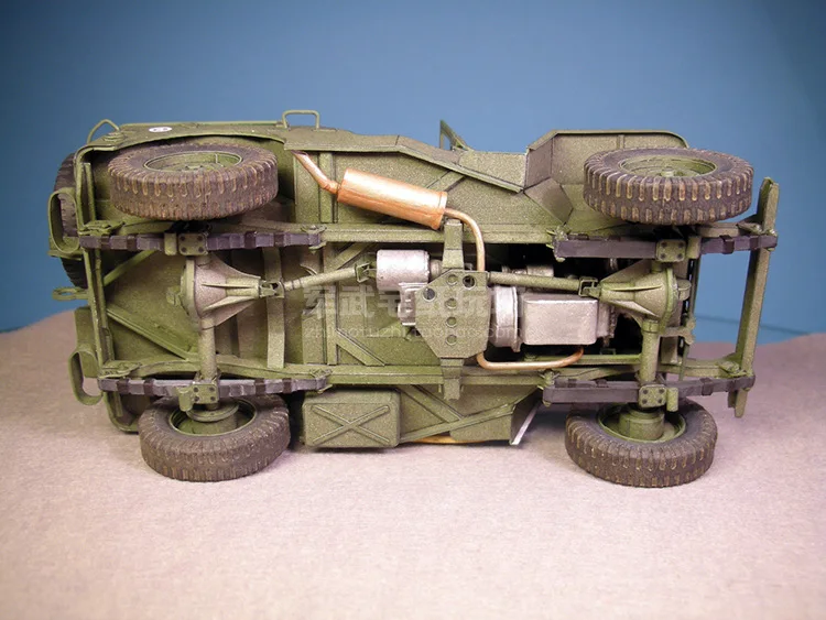 3D бумажная модель 1:25 Американский Виллис для джипа военного автомобиля ручной