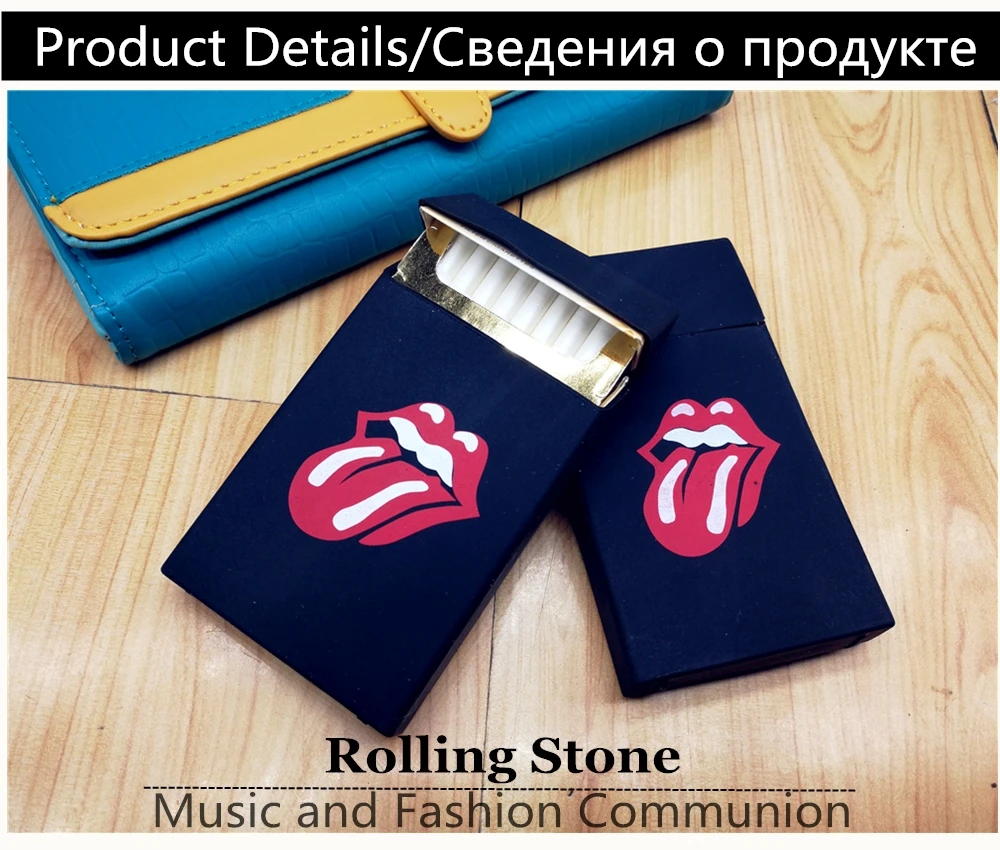 Мягкий силиконовый чехол для сигарет с музыкальным камнем для женщин, тонкий длинный карман, коробка для сигарет с героями мультфильмов
