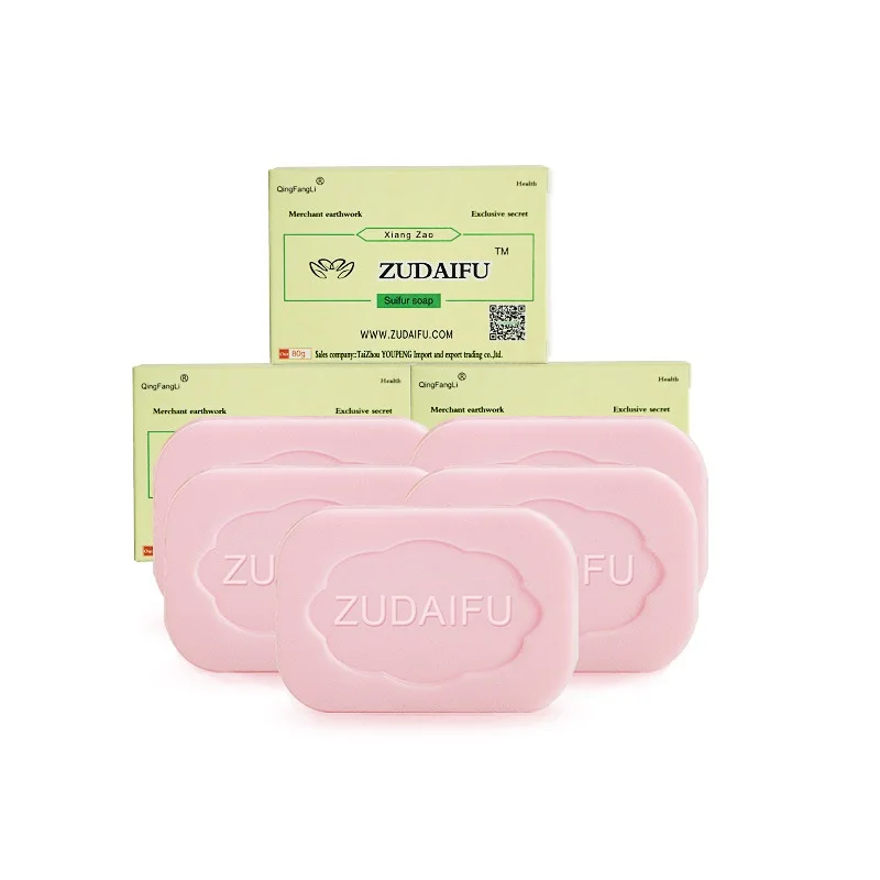 Tratamento de Controle de Óleo Sabão de Enxofre Psoríase Eczemaanti Fungo Banho Branqueamento Sabão Shampoo Sabonete Artesanal 10 Pçs Zudaifu